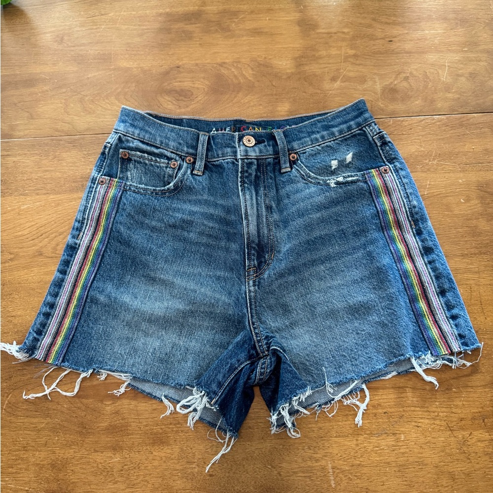 AE Highest Rise 90 Boyfriend Pride Shorts